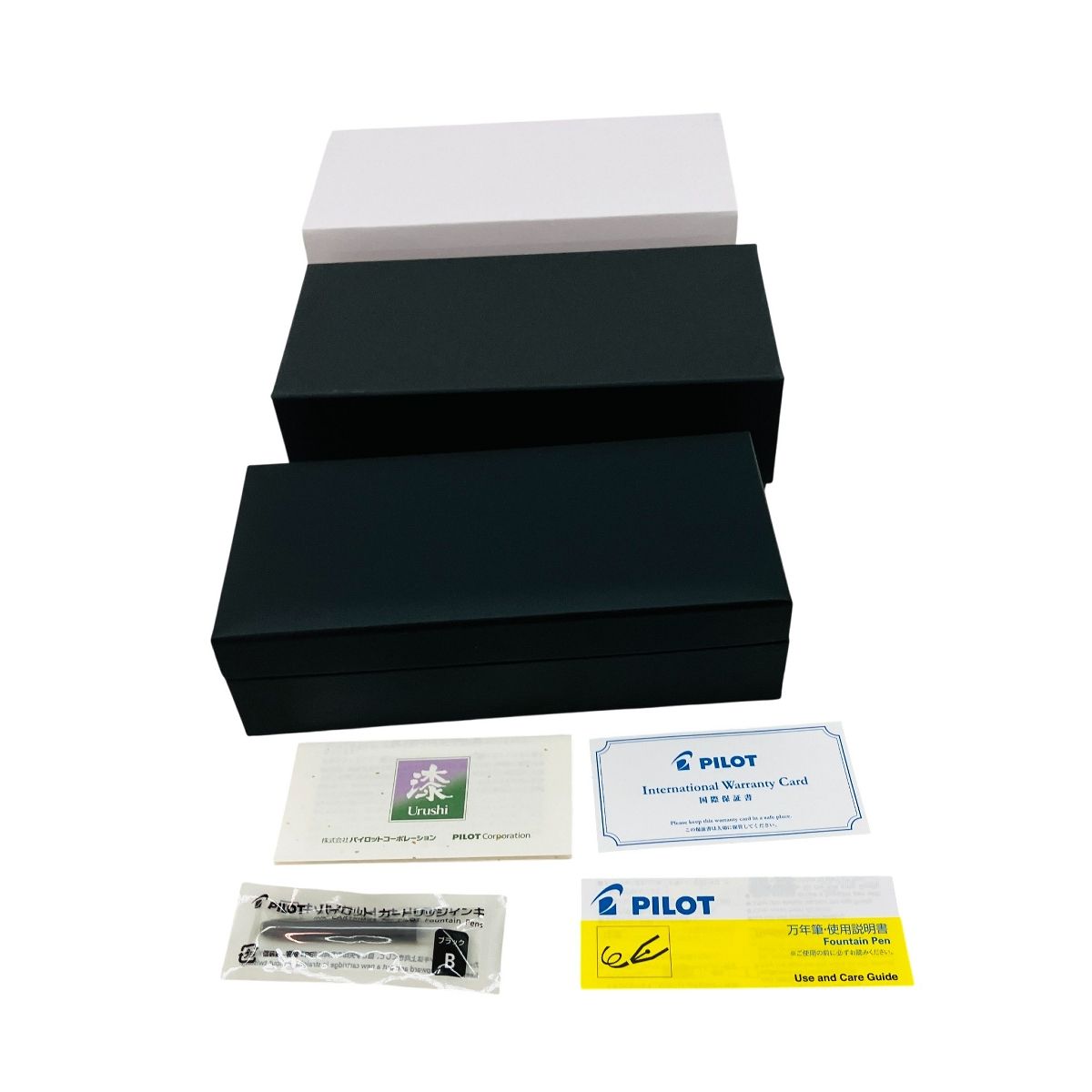 PILOT FKV-88SR-B-M ブラック 中字 万年筆 文房具 漆 パイロット C10610669