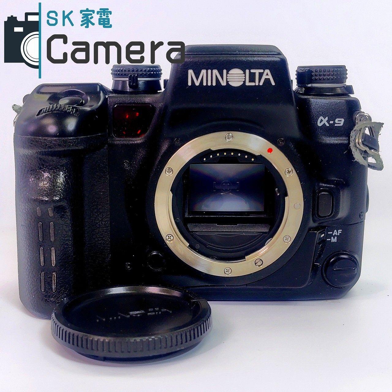  MINOLTA α 9 ボディ フィルムにて 済 ミノルタ ベタつき無 一眼レフカメラ(フィルム) フィルムカメラ
