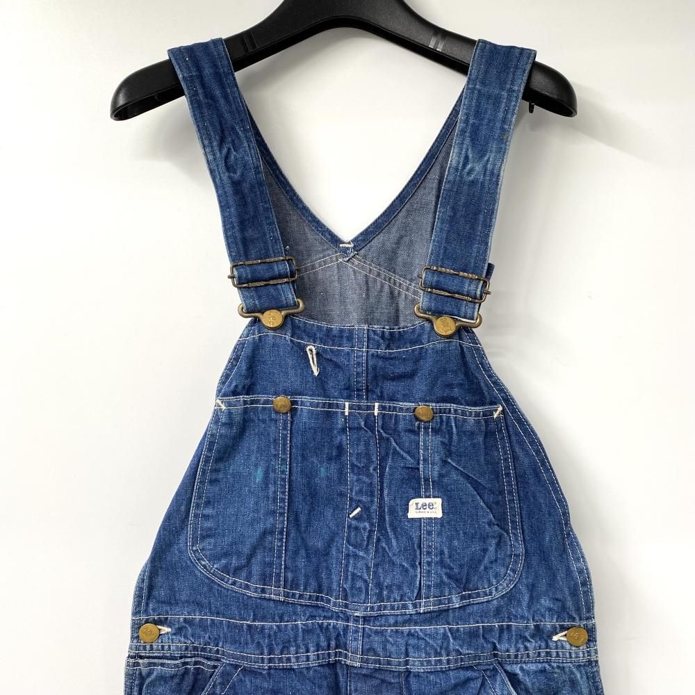 希少 60s70s Lee ヴィンテージインディゴオーバーオール USA製 中古】60s Lee 混在期 JELTDENIM オーバーオール インディゴ リー[17