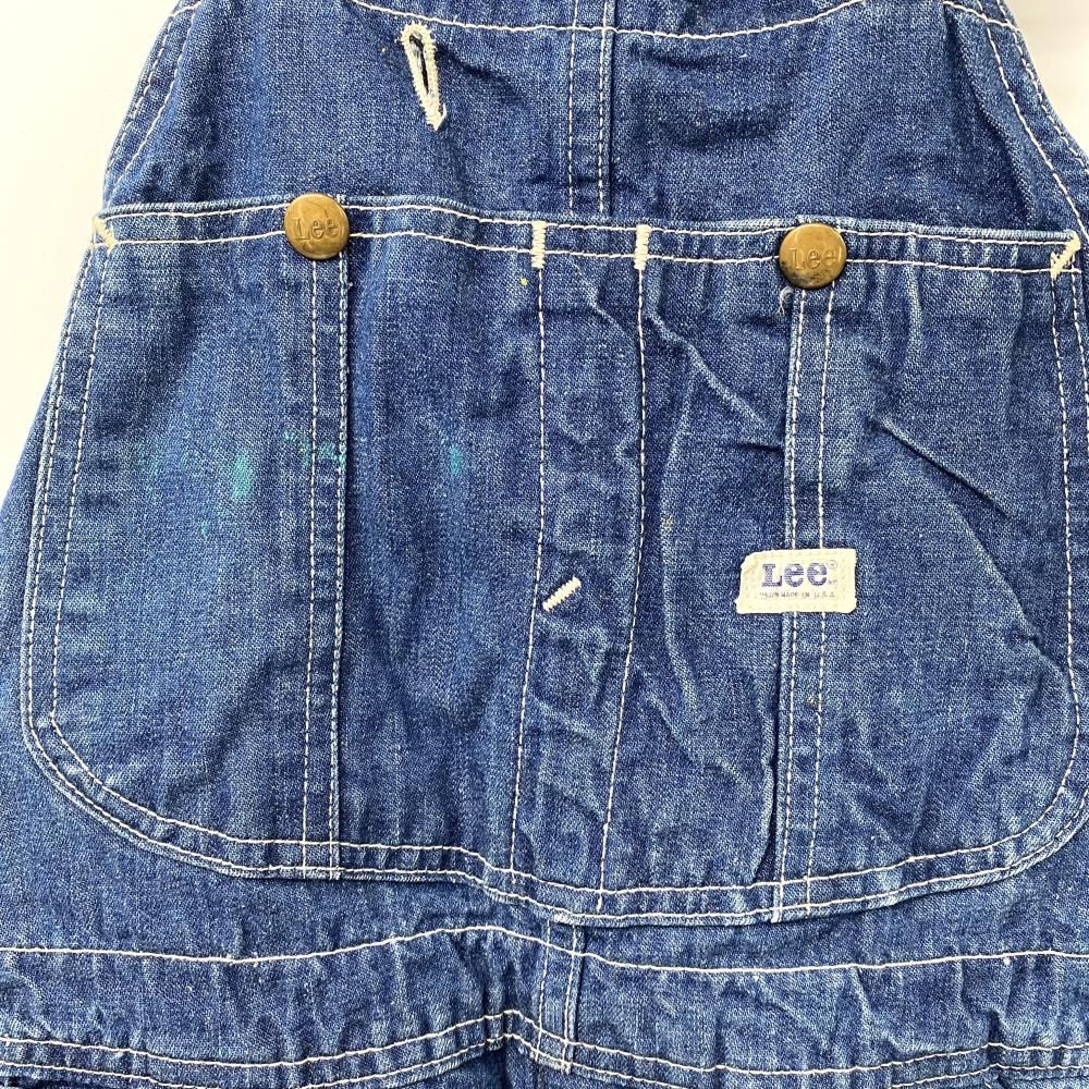中古】60s Lee 混在期 JELTDENIM オーバーオール インディゴ リー[17