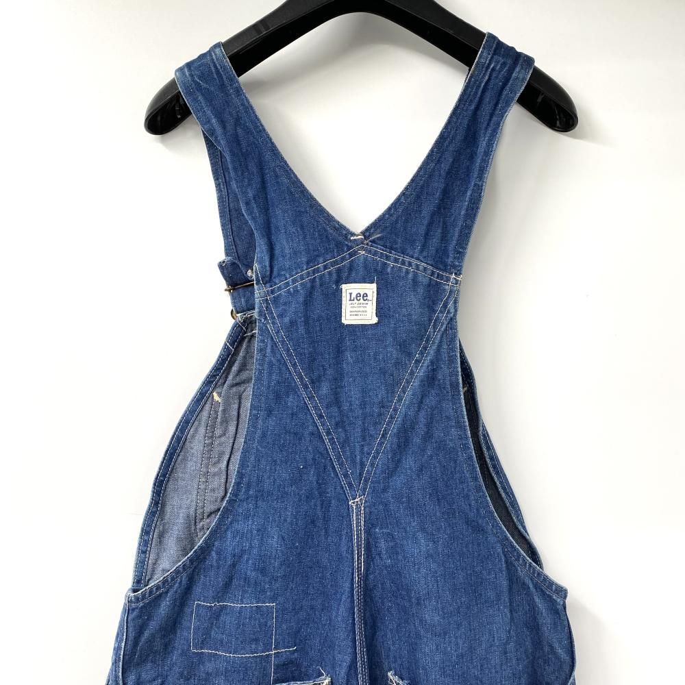 中古】60s Lee 混在期 JELTDENIM オーバーオール インディゴ リー[17