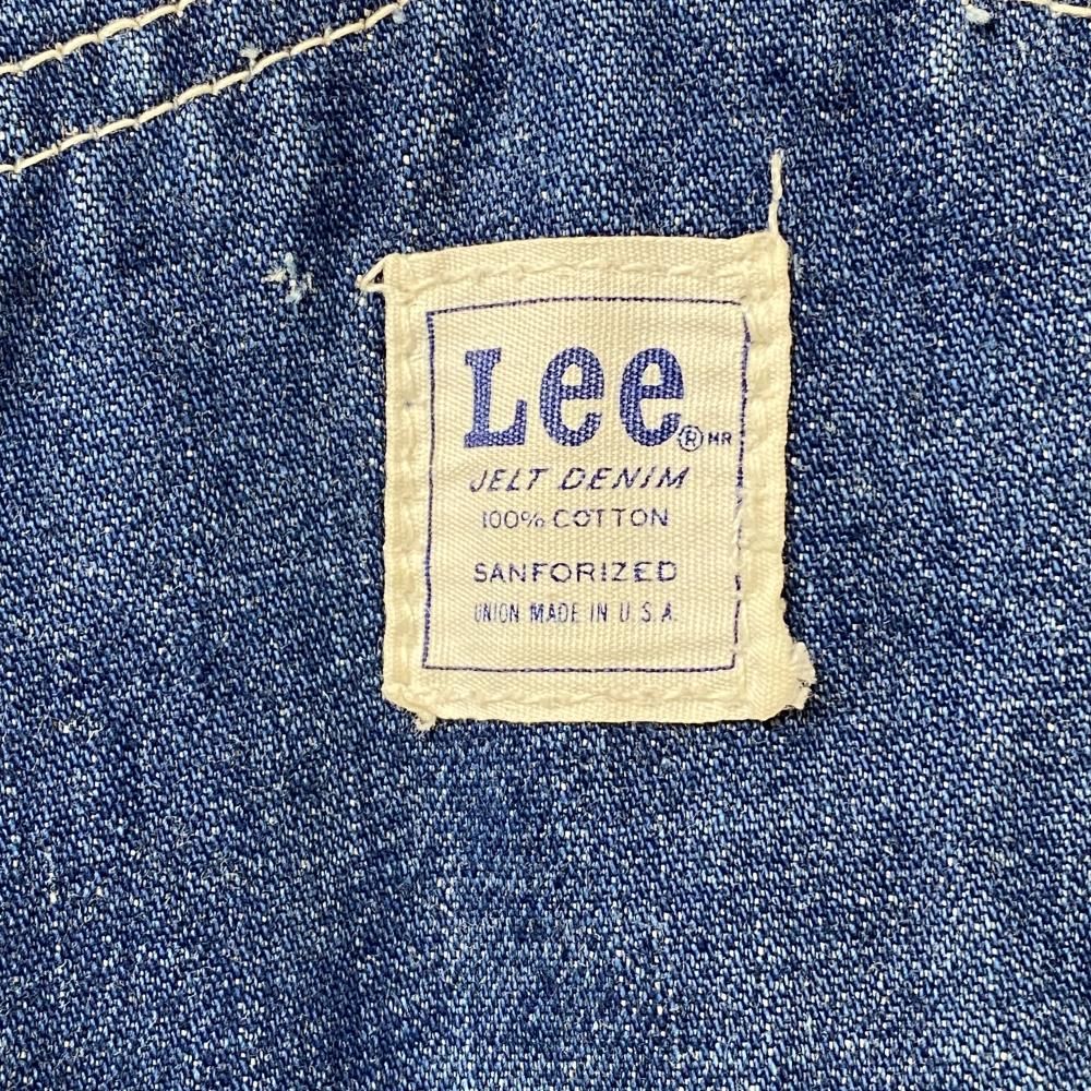 中古】60s Lee 混在期 JELTDENIM オーバーオール インディゴ リー[17