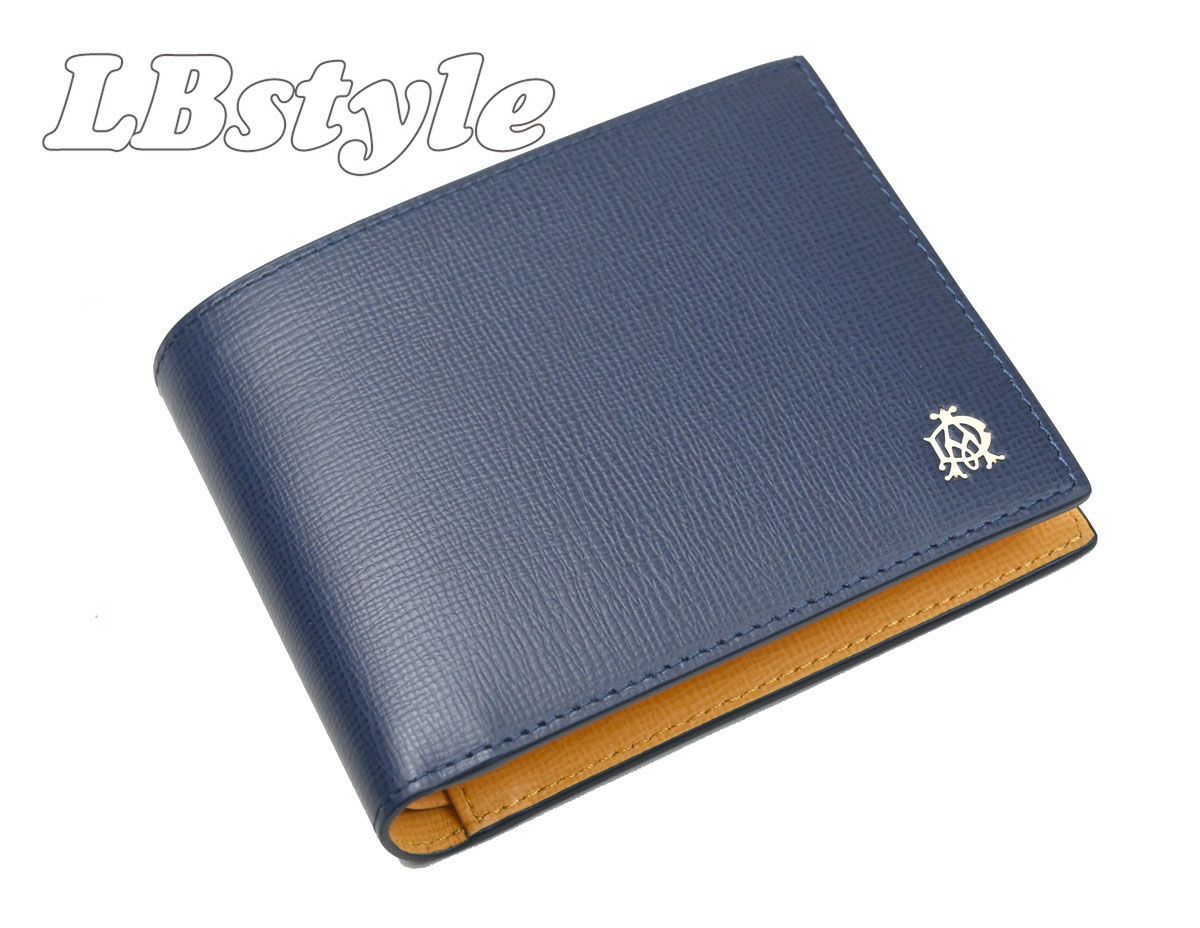 財布 ダンヒル メンズ 財布 Dunhill サイフ ダンヒル レザー牛革 二つ折り財布 ギャランティーカード付き ダンヒル