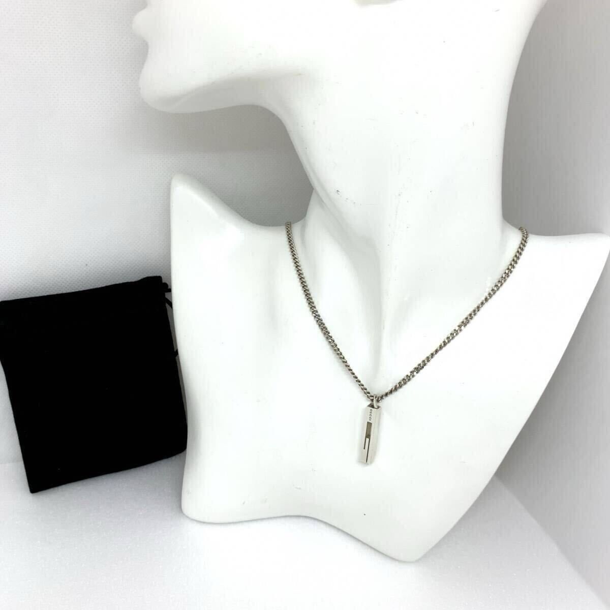 GUCCI gカットアウトg プレート 喜平 ネックレス 034510 - メルカリ