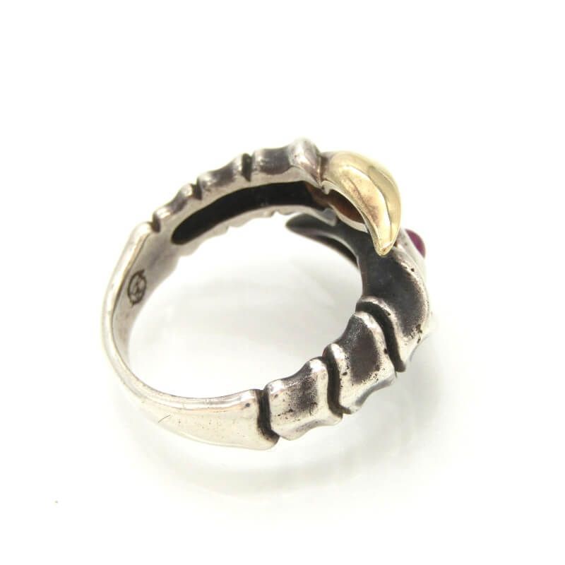 Bloody Mary ブラッディマリー ダブルタローン リング K18/SILVER