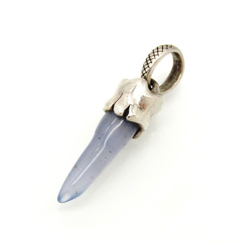 Bloody Mary ブラッディマリー タスク ペンダント カルセドニー 牙 ネックレストップ SV925 メンズ レディース 28011232