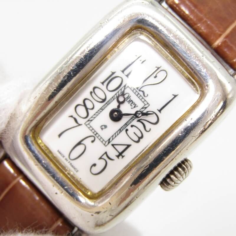 【シルバー・稼働品】 Obrey オブレイ 時計 Obrey オブレイ 腕時計 SOLID SILVER ソリッド シルバー925 フランス製