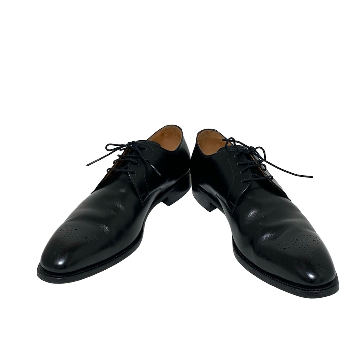 SCOTCH GRAIN スコッチグレイン シューズ 25 1 2 メンズ - 黒 ウィングチップ レザー