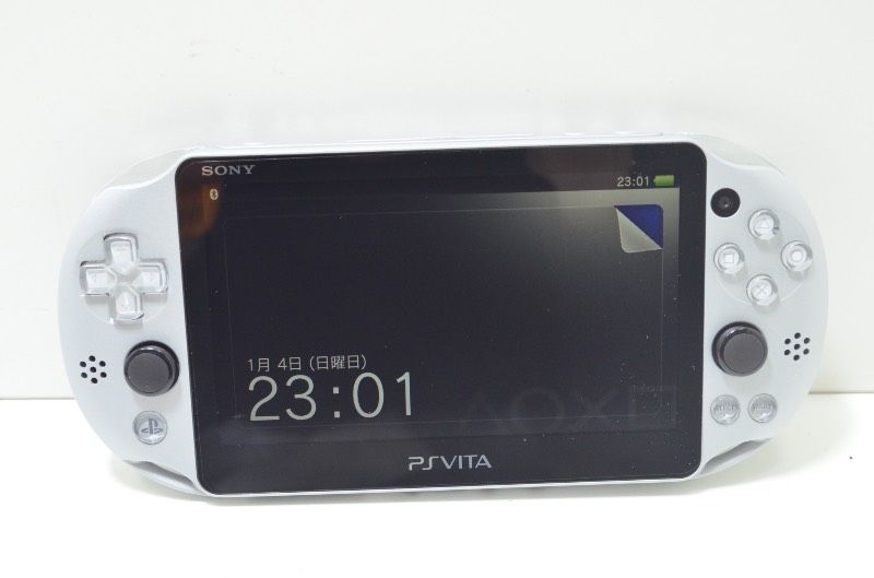 ソニー SONY PlayStation Vita PCH 2000 ZA 25 Wi Fiモデル シルバー 動作品