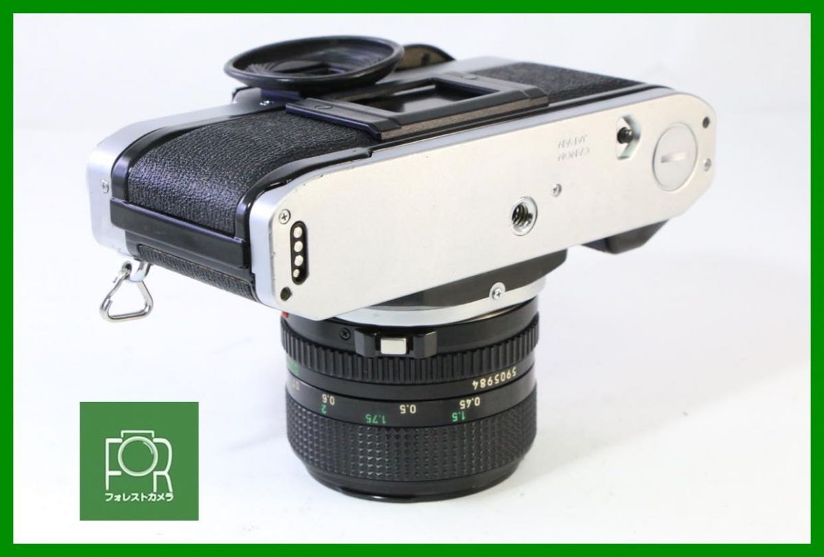 点検済 Canon AE-1 PROGRAM NEW FD 50mm F1.4 シャッター全速 露出計 絞り完動 若干鳴きあり 割れなし 5647
