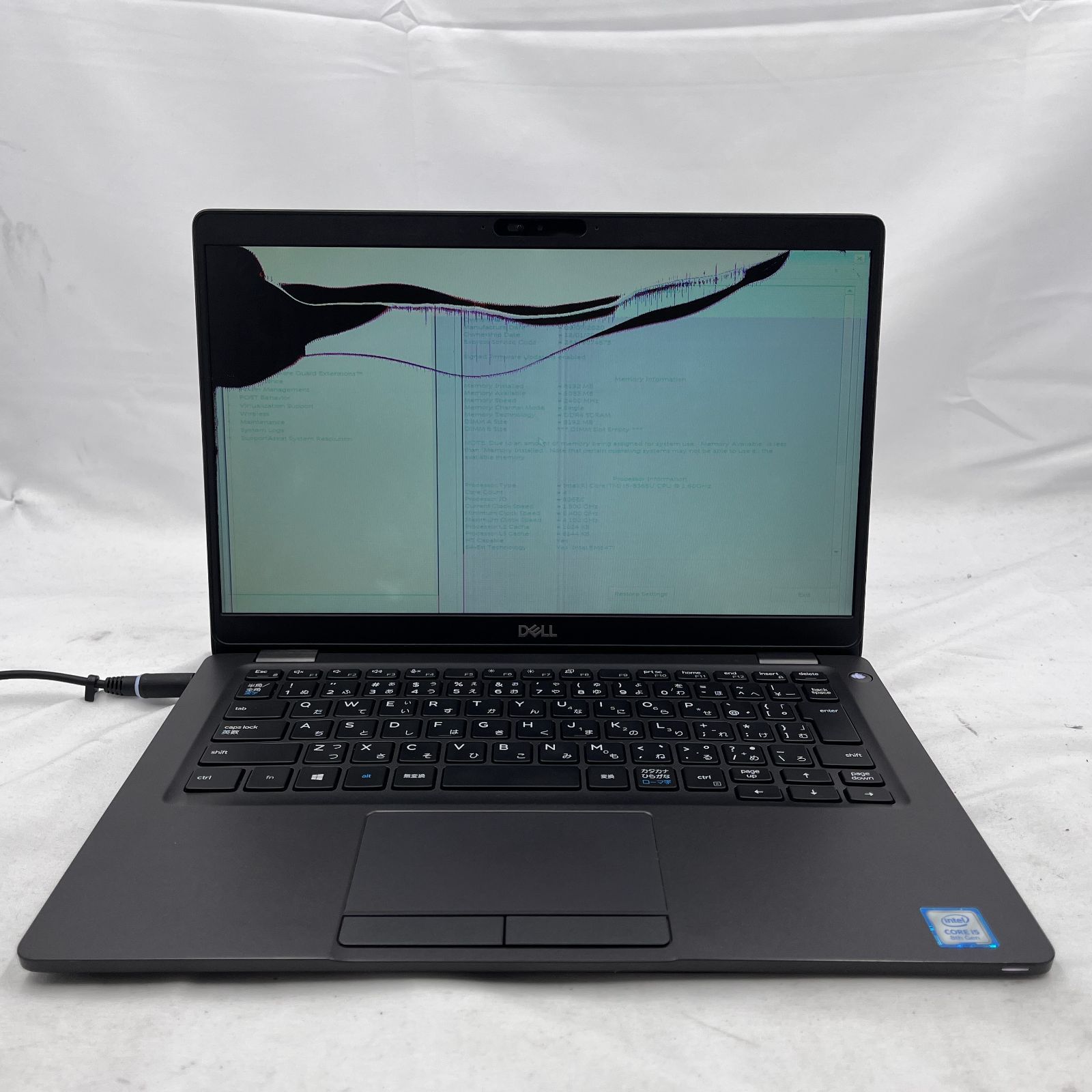 液晶割れあり ジャンク Dell Latitude 5300 Core i5 8365U 8GB ｽﾄﾚｰｼﾞ無 13.3インチ OS無し ノートパソコン RM624