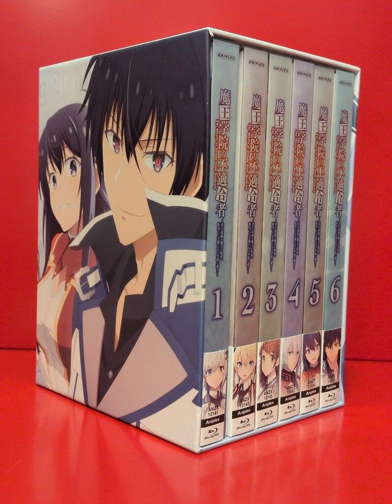 アニメBlu-ray 収納BOX付 魔王学院の不適合者 全6巻セット