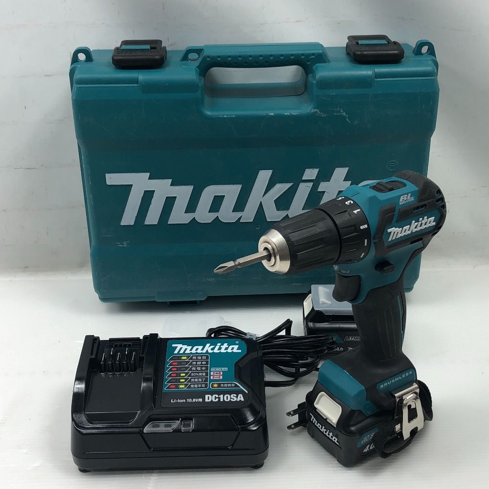 MAKITA マキタ 締め付け工具 ドライバドリル 充電器 充電池2個 ケース付 DF332DSMX ブルー