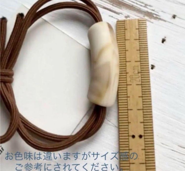 ヘアゴム No.77 べっ甲柄マーブルヘアゴムno.77✮垢抜け✮大人カジュアル…こなれ