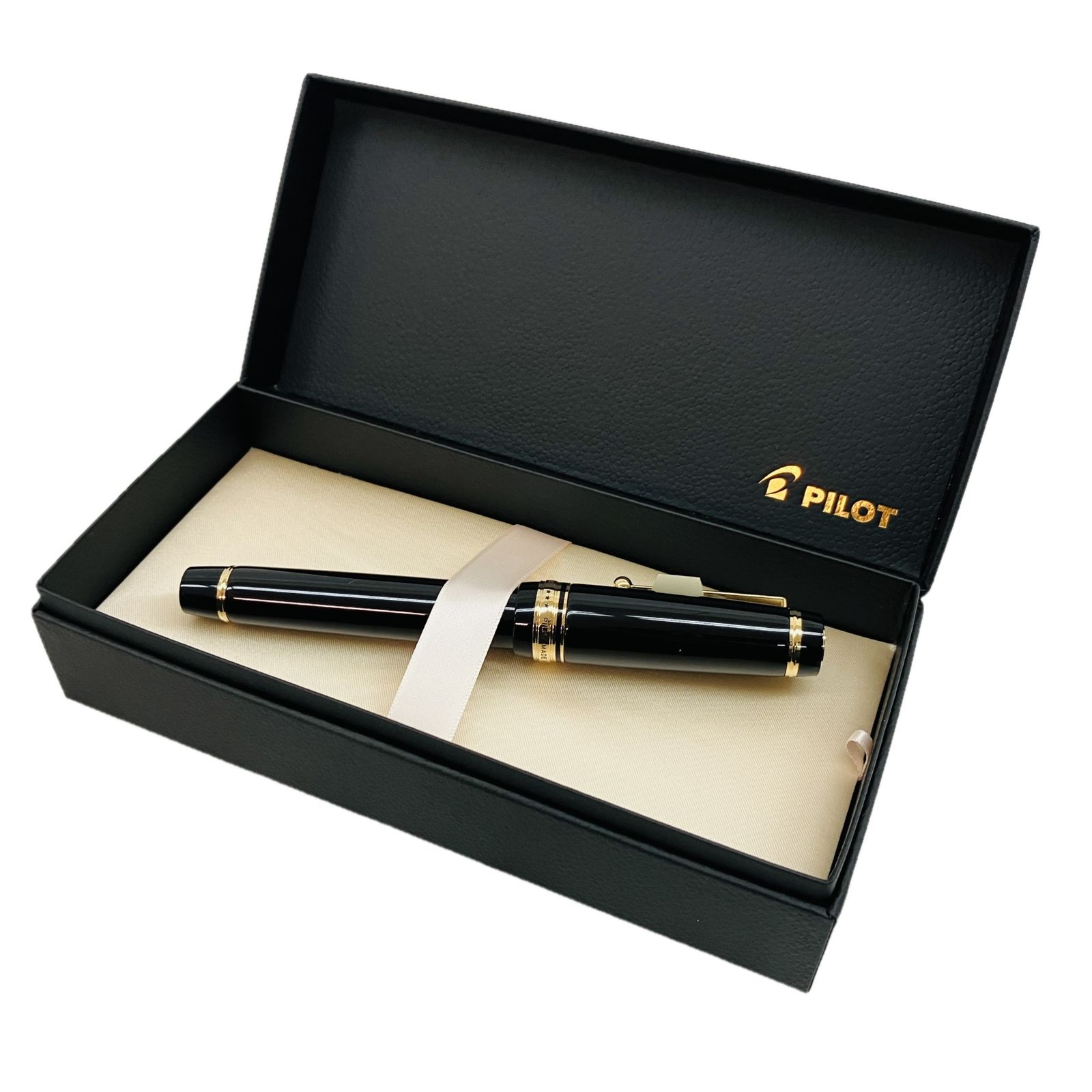 PILOT FKV-88SR-B-FM ブラック 中細字 万年筆 文房具 漆 パイロット C10610670