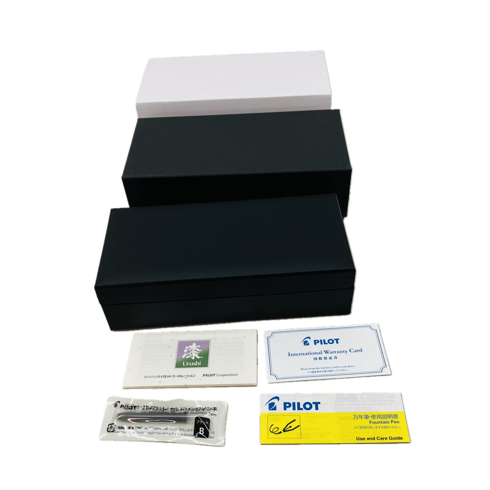 PILOT FKV-88SR-B-FM ブラック 中細字 万年筆 文房具 漆 パイロット C10610670