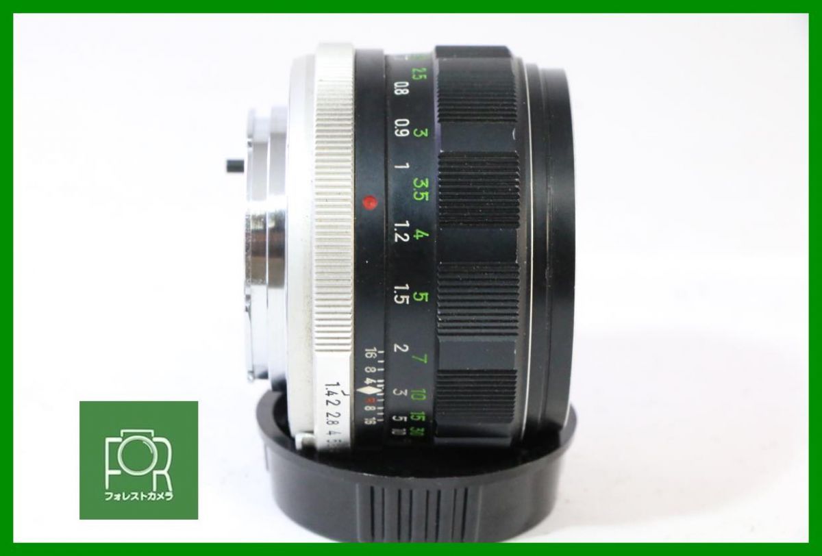 点検済 ミノルタ MINOLTA MC ROKKOR-PF 58mm F1.4 前後キャップ付き 10746