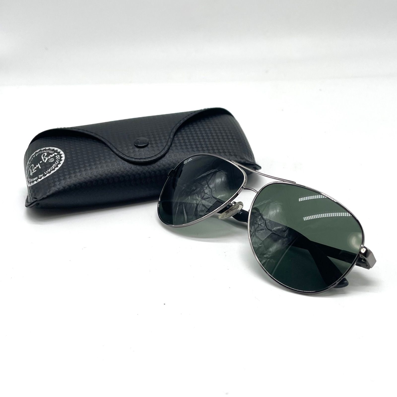 Ray-Ban レイバン サングラス メガネ RB8313 004 レギュラーフィット 偏光 グリーン 緑
