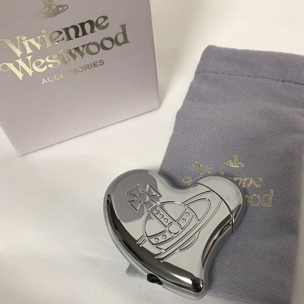 Vivienne Westwood ハートシェイプ ガスライター クローム