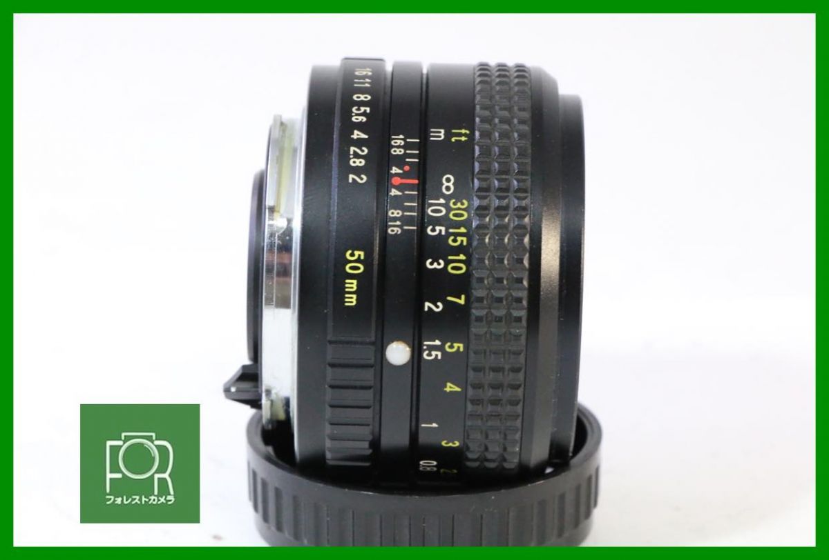 点検済 リコー RICOH XR RIKENON 50mm F2 Kマウント 和製ズミクロン 前後キャップ付き 10740
