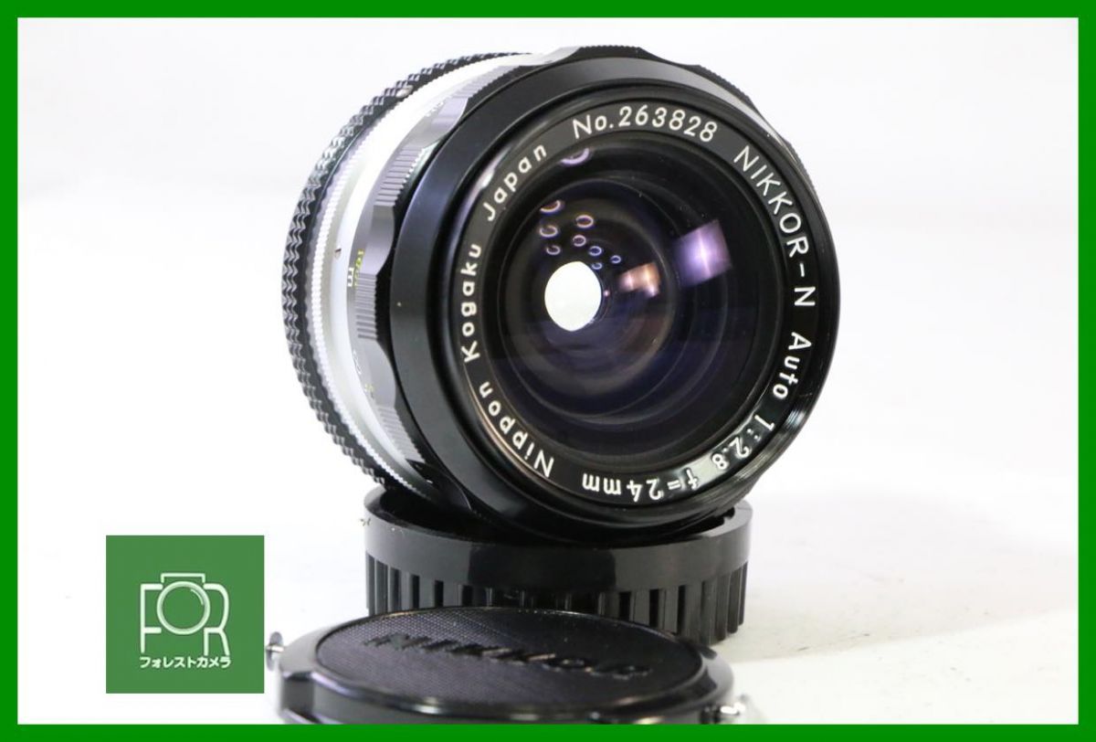 点検済 ニコン Nikon AI改 NIKKOR-N Auto 24mm F2.8 前後キャップ付き 11769