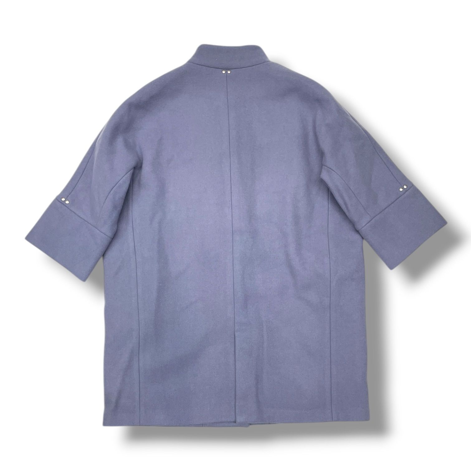 Aga+ アーガ ヤマダヤ ダブルメルトンコクーンコート ロングコート