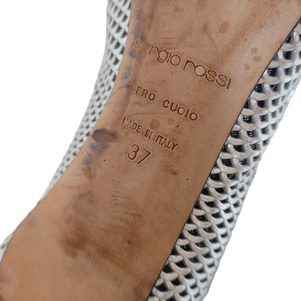 sergio rossi(セルジオロッシ) パンプス 37 レディース - シルバー