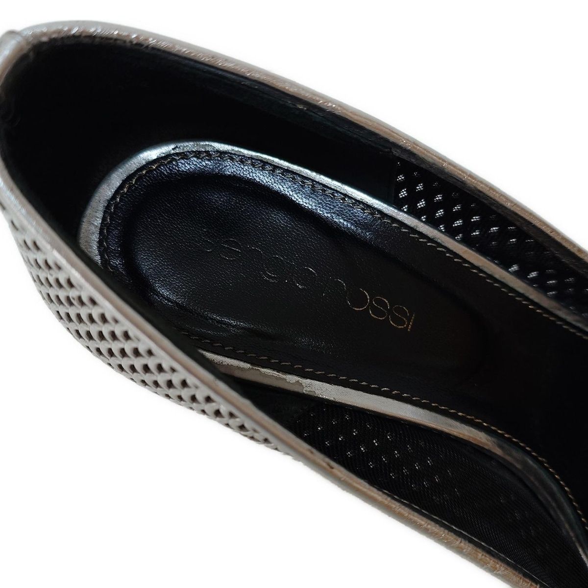 sergio rossi(セルジオロッシ) パンプス 37 レディース - シルバー