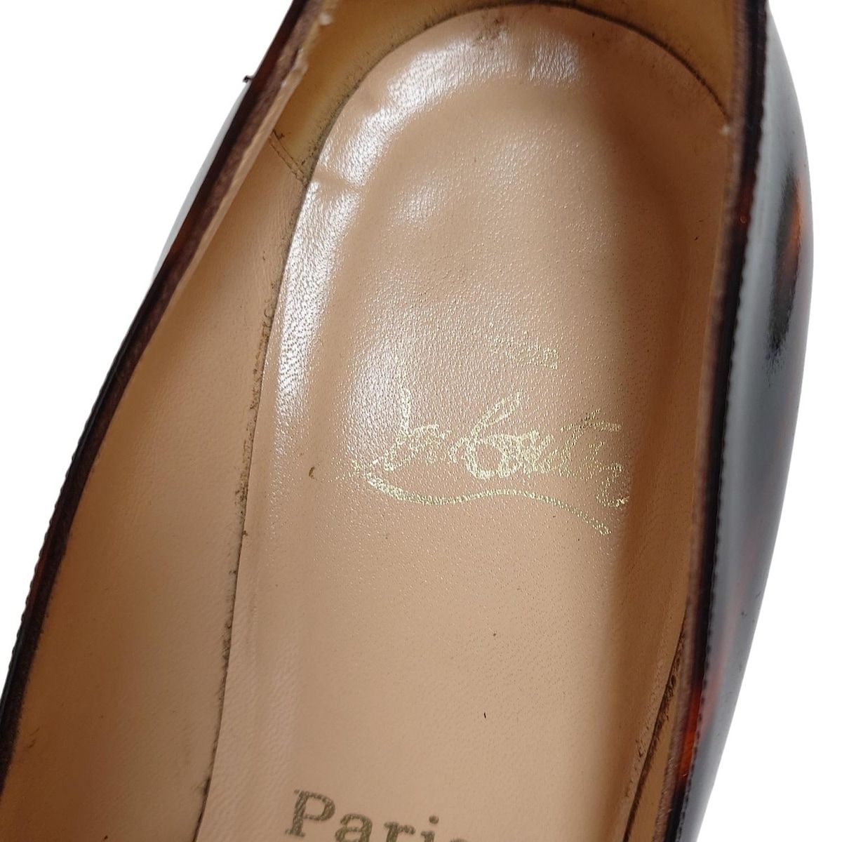 ダークブラウン×ダークイエロー べっ甲柄