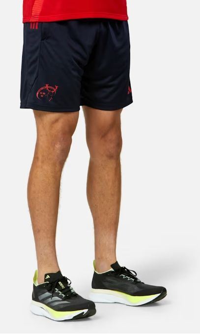 アディダス ラグビー マンスター スリムフィット ジム ショートパンツ 紺 ネイビー 公式モデル 日本未発売