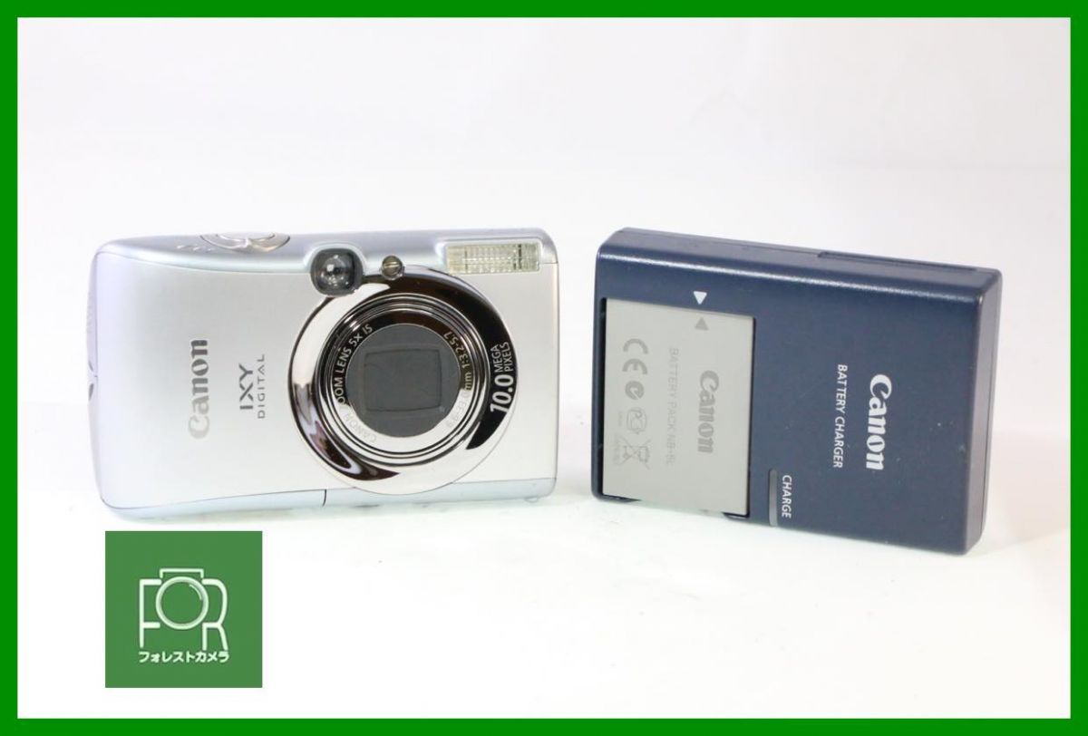 点検済 到着後即使える Canon IXY DIGITAL 820 IS バッテリー チャージャー 2GB SDカード付き 13836