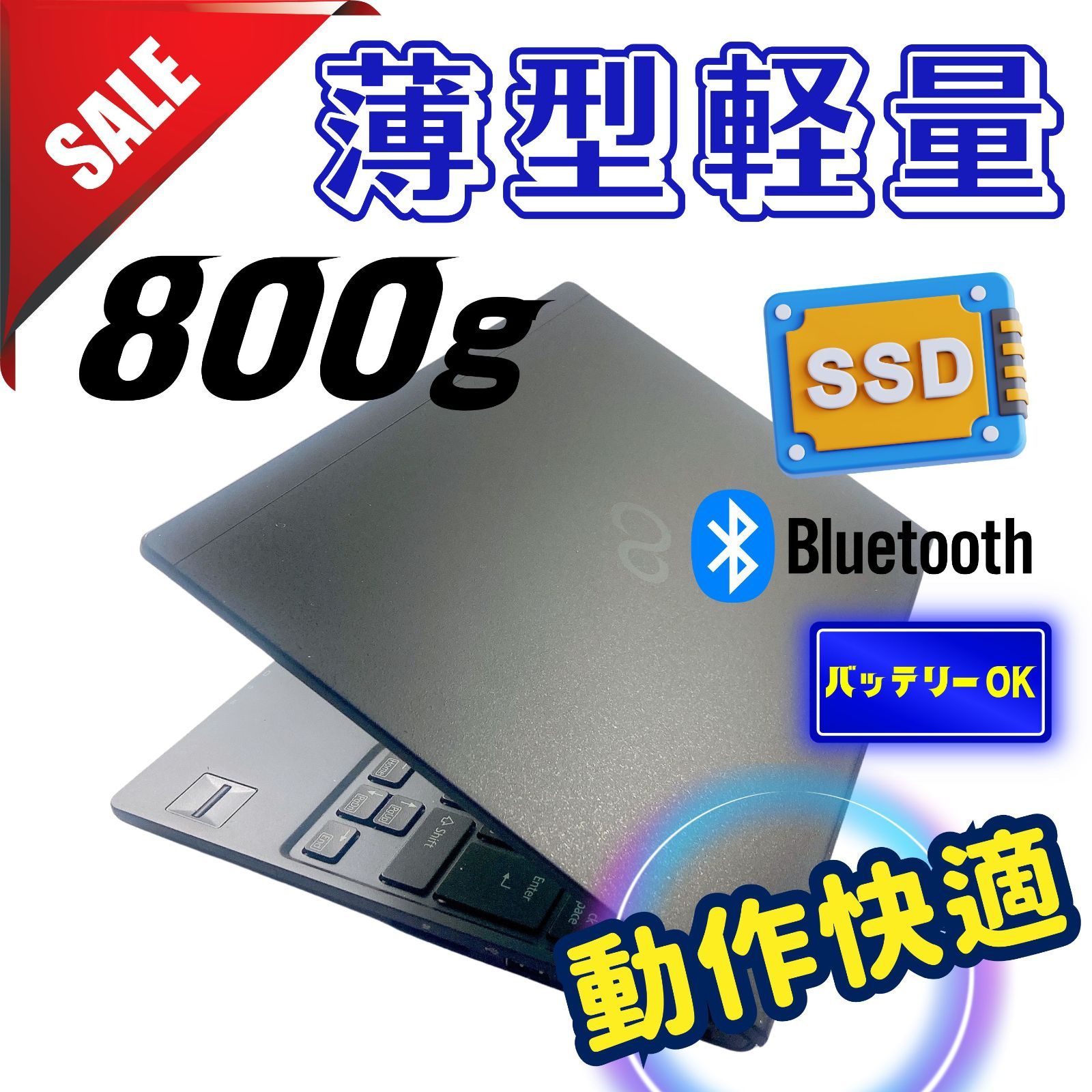 525 超軽量 爆速 SSD Office付き Win11 ノートパソコン
