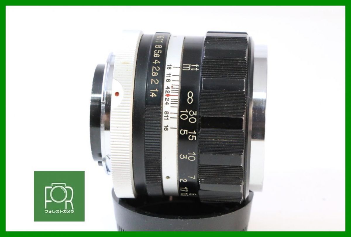 点検済 玉 リコー RICOH AUTO RIKENON 55mm F1.4 Fマウント AB11