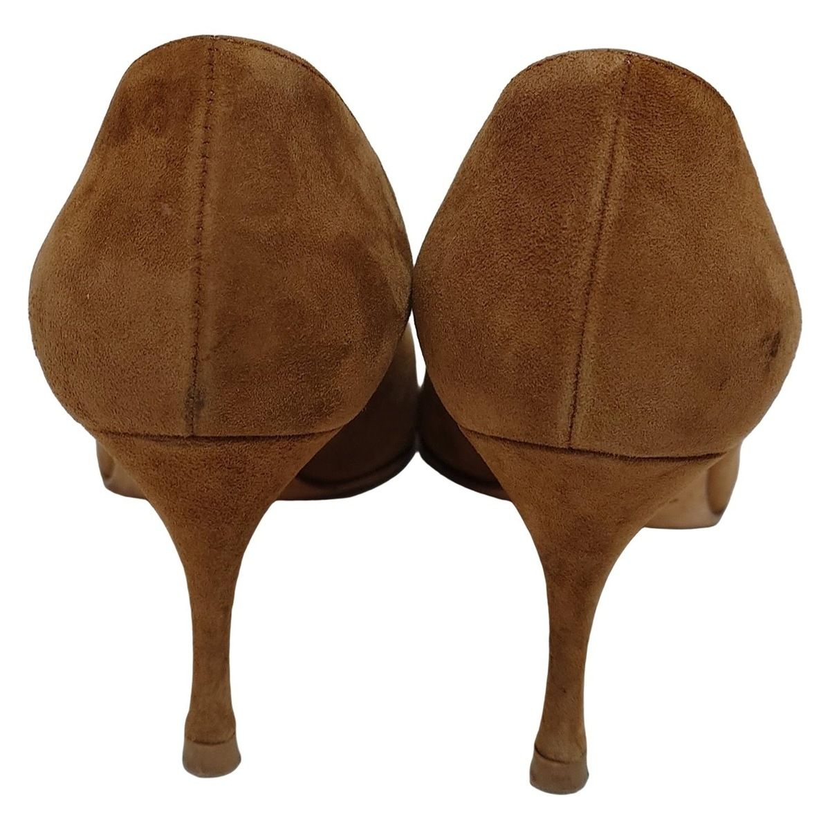 希少美品！Sergio Rossi　イントレチャートパンプス　ブラウン　箱付き sergio rossi(セルジオロッシ) パンプス 37 レディース - ブラウン