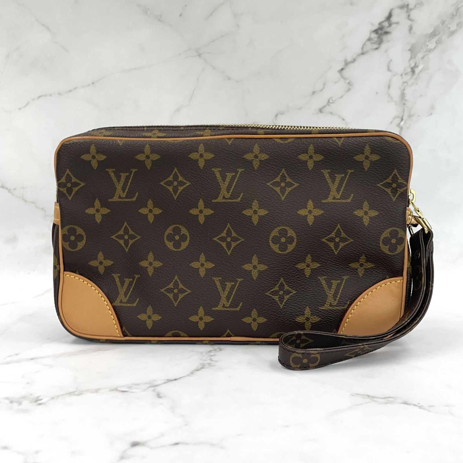 LOUIS VUITTON ルイヴィトン モノグラム マルリードラゴンヌGM M51825 クラッチバック セカンドバッグ ハンドバック 鞄 服飾小物 鑑定済