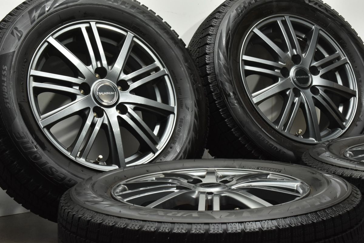 バルミナ 15 in 6 J 45 PCD 114 3 ブリザックVRX 2 195 65 R ノア ヴォクシー エスクァイア ステップワゴン セレナ アクセラ