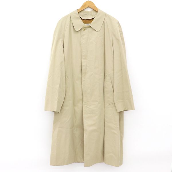 アクアスキュータム AQUASCUTUM ステン コート ライナー付き 綿100% ベージュ サイズ7F レディース yy 4000065801703167