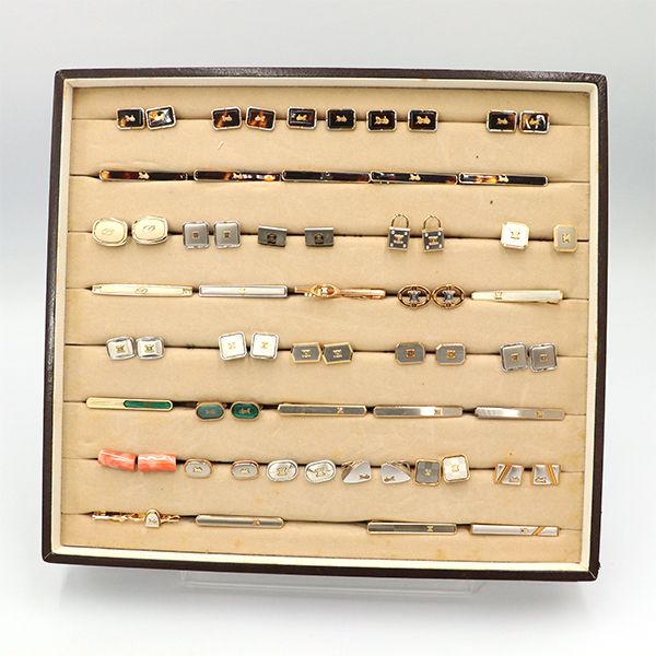 まとめ セリーヌ CELINE カフス タイピンセット ケース yy 4000030801000020