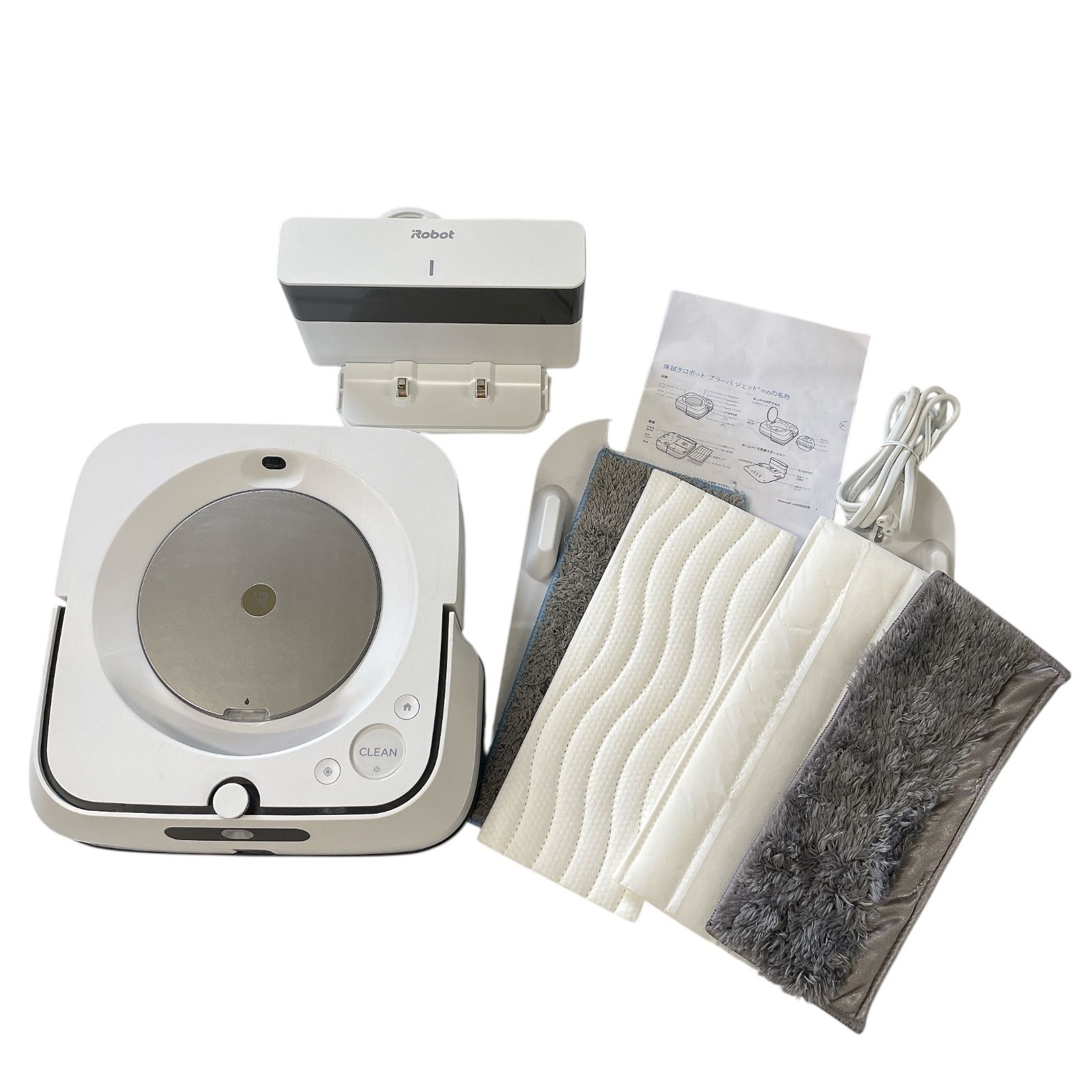 水が出ないジャンク】iRobot ロボット掃除機 ブラーバジェットm6 水が