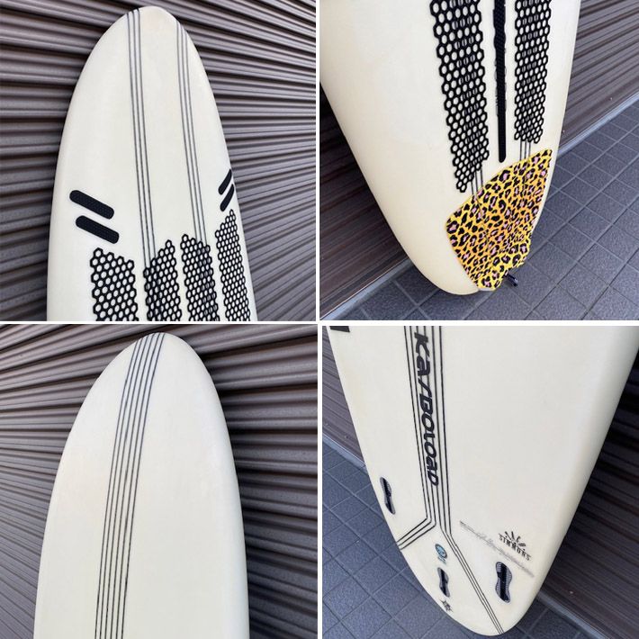 サーフボード 使用状態 A JOISTIK ジョイスティックサーフボード Taco Simmons 5’2 Karboloadカーボロード FCS 2 3 FIN 超名作ミニボード 営業所留め配送