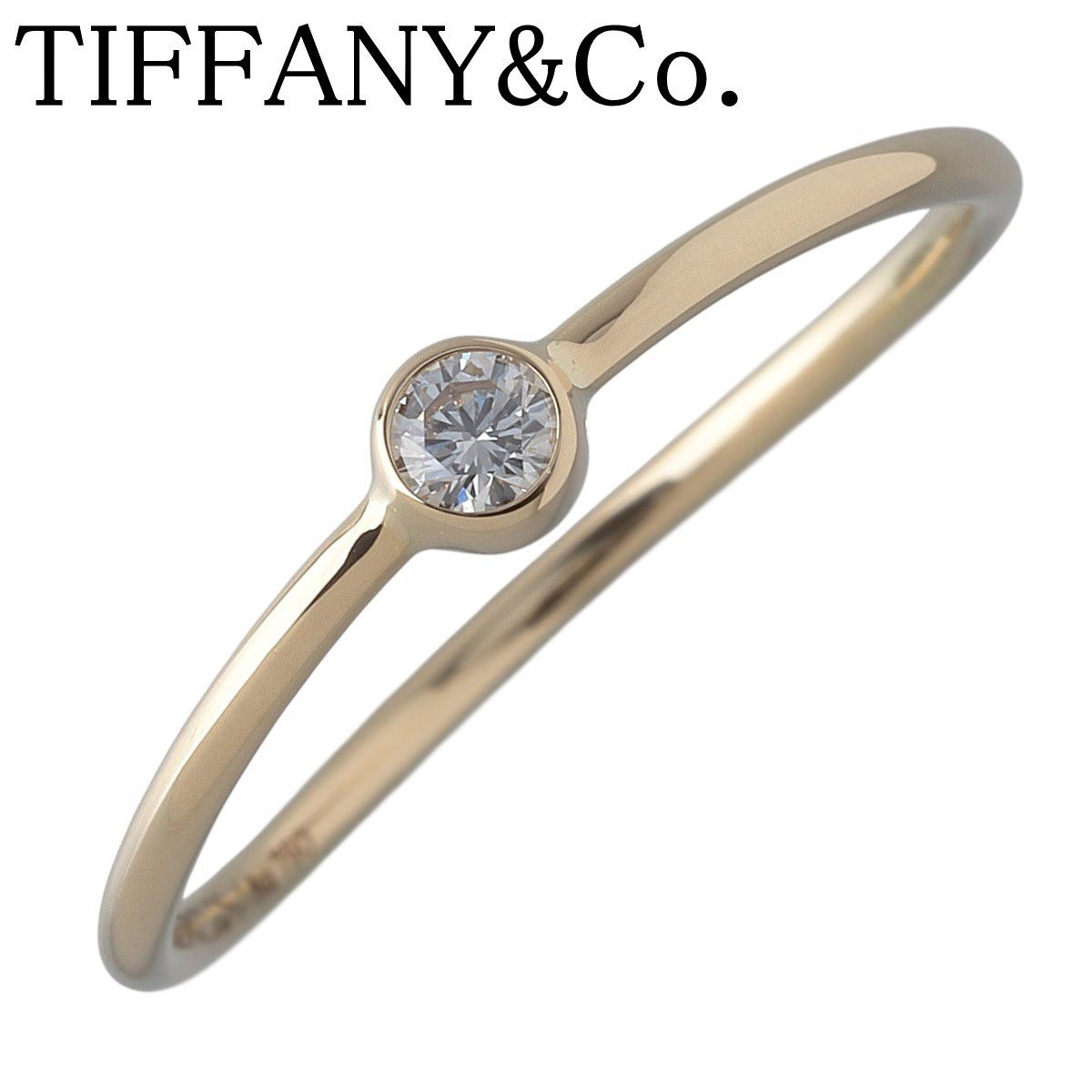 ティファニー ダイヤ リング ウェーブ シングルロウ 11.5号～12号