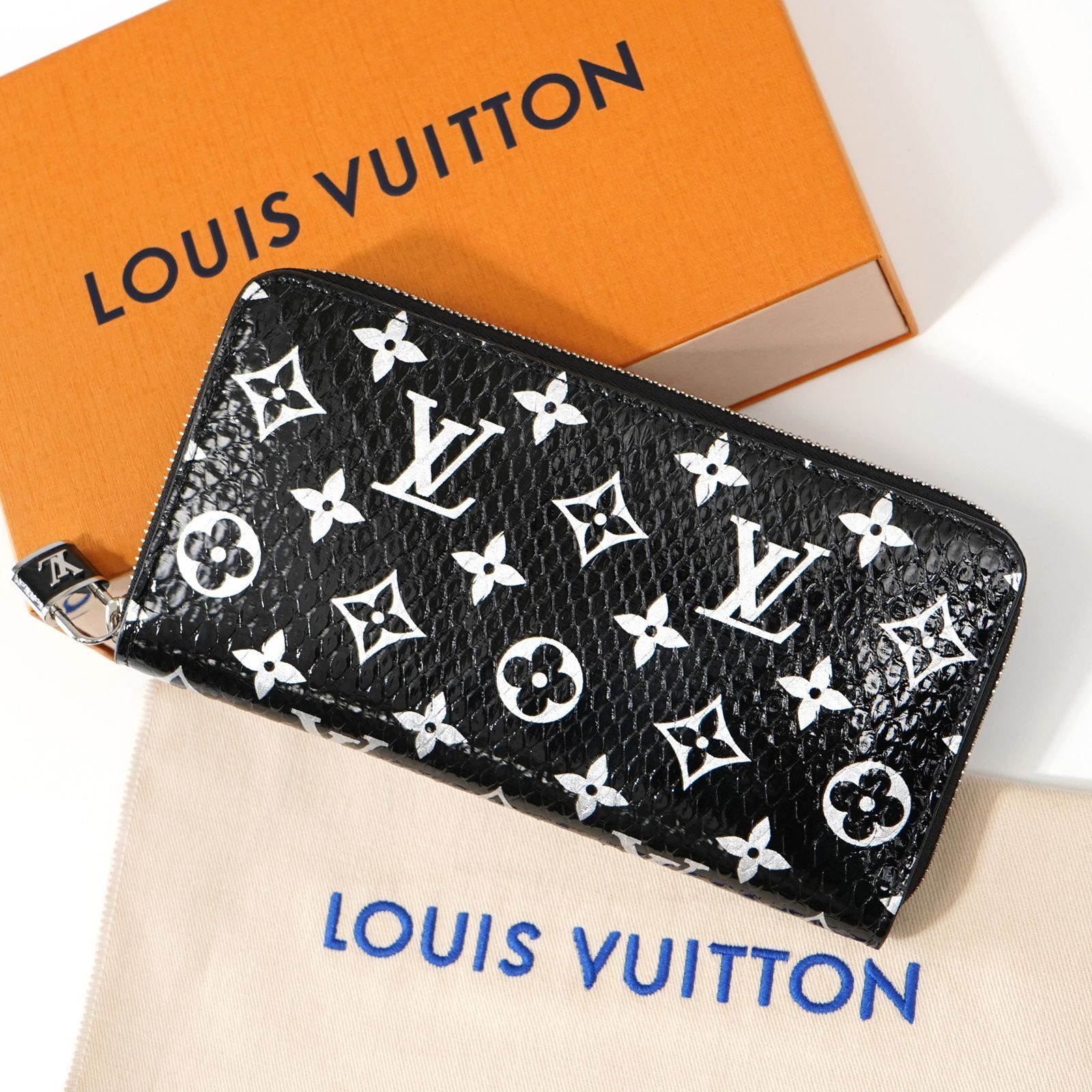 【新品】Louis Vuitton パイソン 蛇革  長財布 N96955 新品】Louis Vuitton パイソン 蛇革 長財布 N96955 - メルカリ