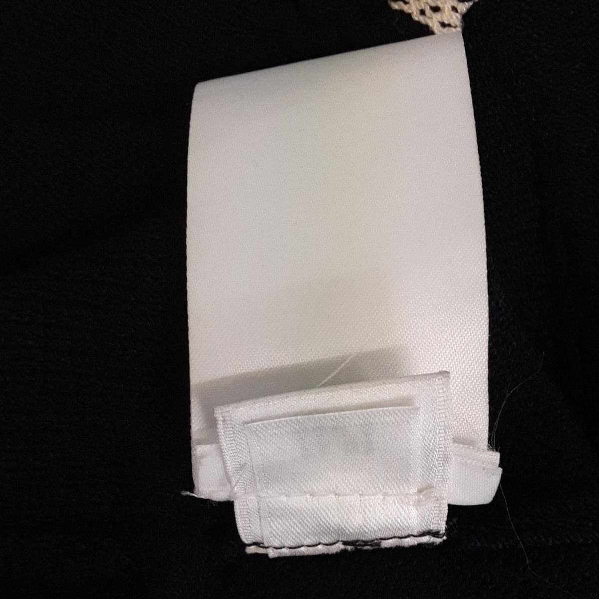 【安値通販】 ST.JOHN セントジョン レディースパンツスーツ レディース - ダークネイビー×アイボリー ニット 肩パッド ウエストゴム