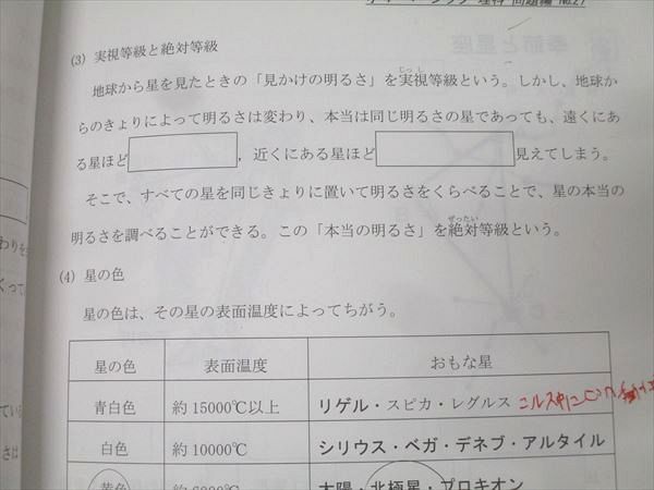 希学園 小4 ベーシック 理科 オリジナルテキスト 問題編 第1～4分冊 No.1～