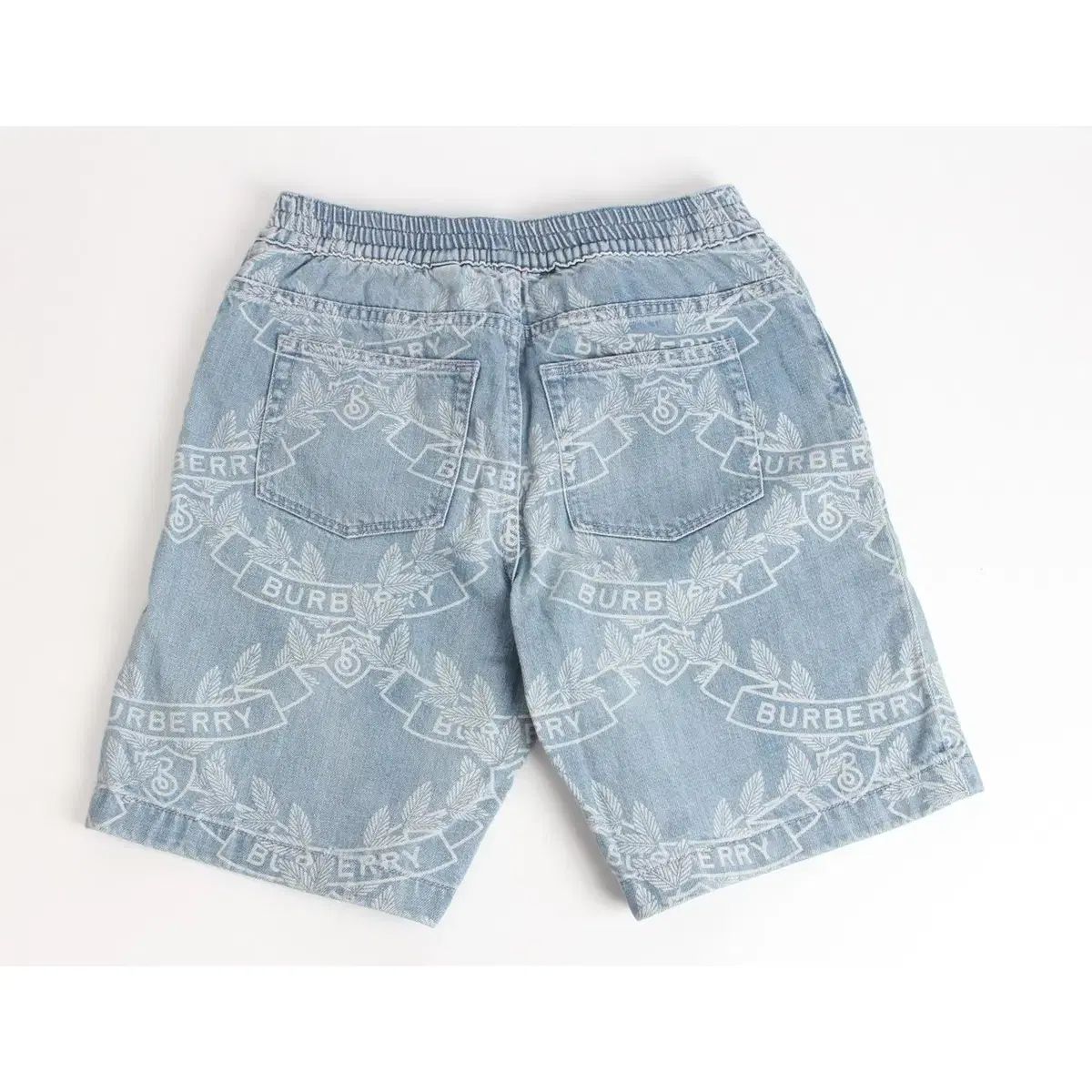 バーバリー キッズ ロゴ デニム ハーフパンツ 14Y 160cm