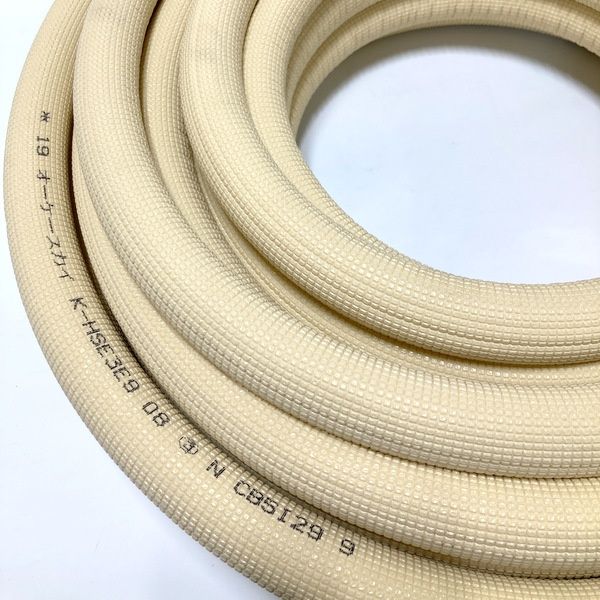 オーケー器材 オーケースカイ 銅管 被覆冷媒配管 シングルコイル K-HSE3E9 20m 9.52X0.8≡DT6815-