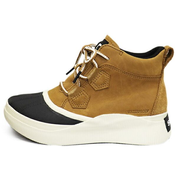  SOREL ソレル WMS NL 5153 アウトアンドアバウト4クラシック ウォータープルーフスニーカー レディース BLACK SRL 145 US 8-約25.0 cm その他 靴