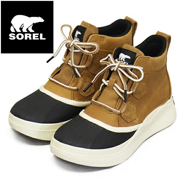 SOREL ソレル WMS NL 5153 アウトアンドアバウト4クラシック ウォータープルーフスニーカー レディース BLACK SRL 145 US 8 約25 0 cm