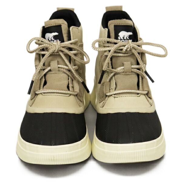 SOREL ソレル WMS NL 5153 アウトアンドアバウト4クラシック ウォータープルーフスニーカー レディース TAUPE BLACK SRL 146 US 7-約24.0 cm