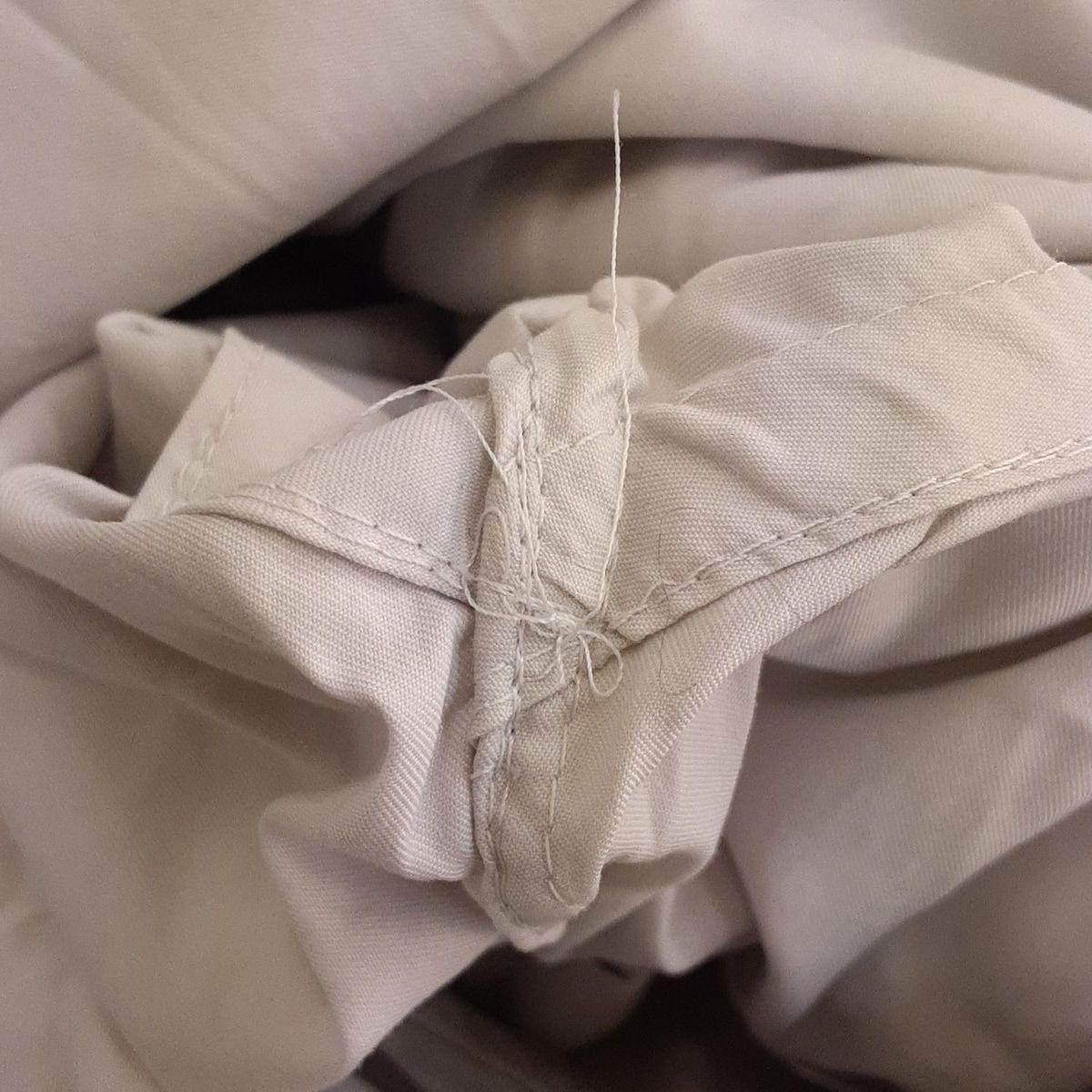 ひざ丈 シャツワンピ